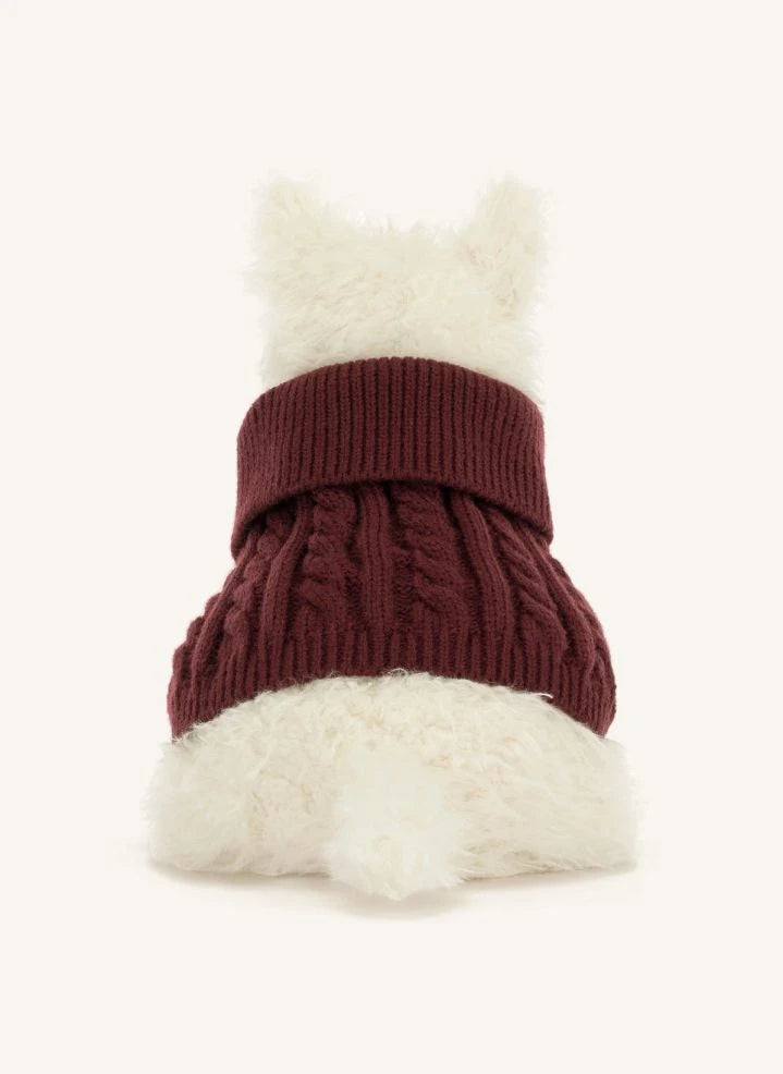 Jellycat - Munro Scottie Dog "Winter Sweater" Plush