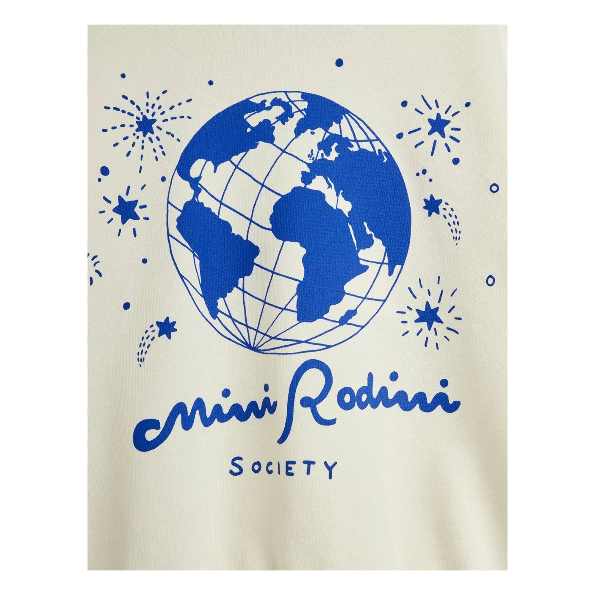 Mini Rodini - Sweat Society Organic Pamuk | Ekru