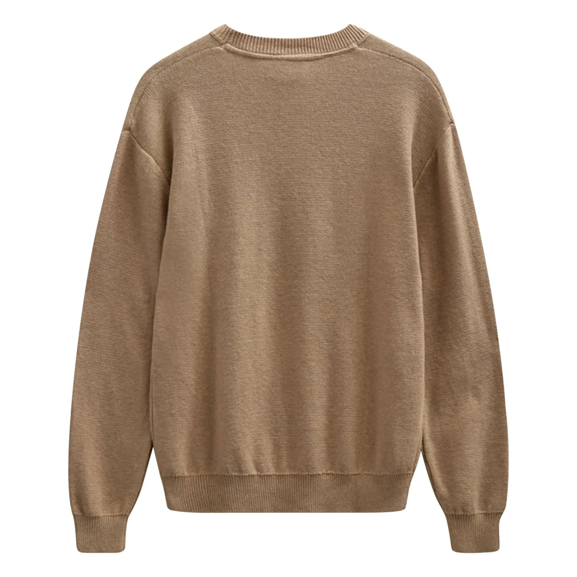 Anerkjendt - Akebbe Cotton Sweater | Taupe Brown