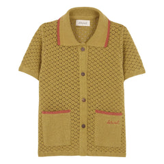 birinit - Pointelle Shirt Pockets | Yellow Green