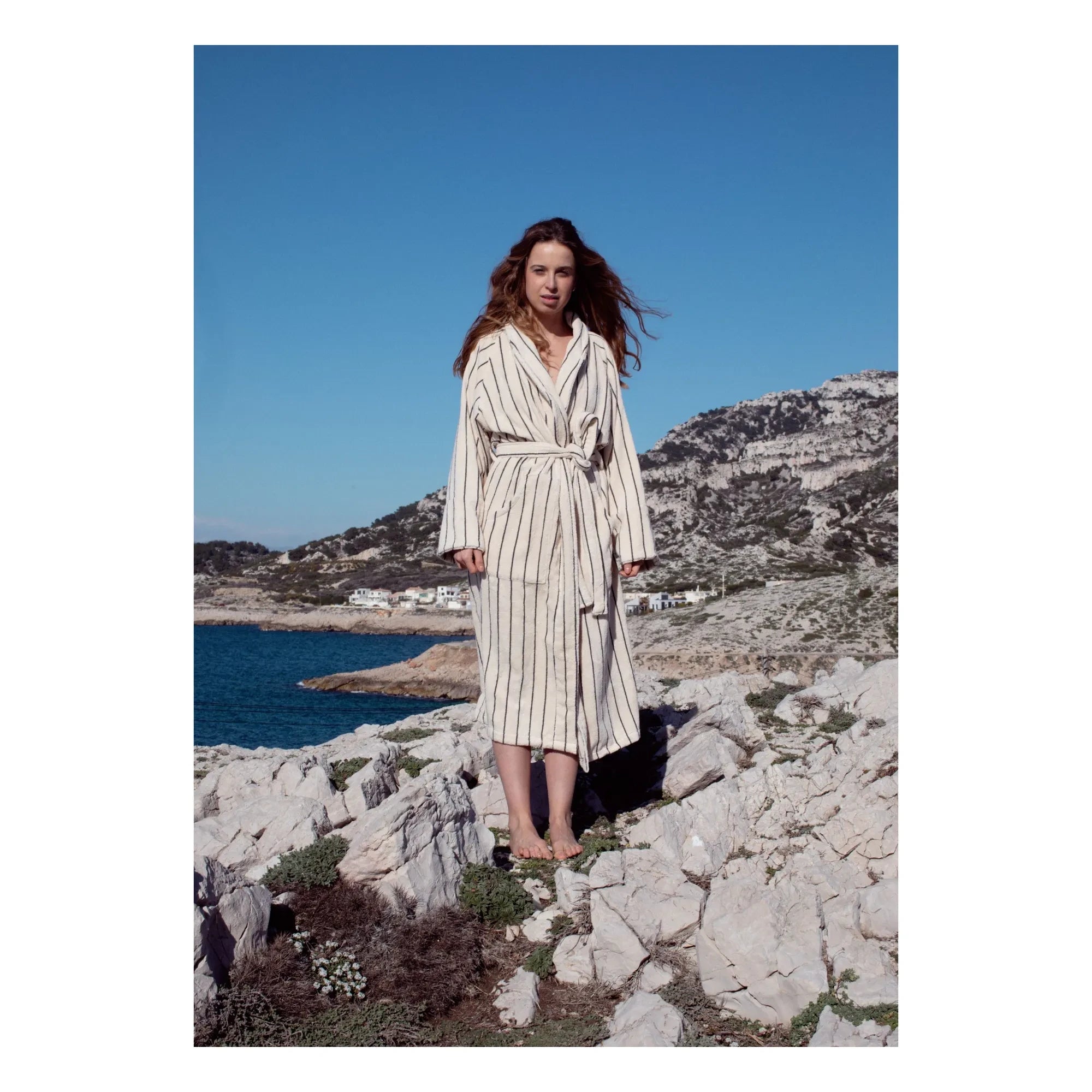 Bongusta - Naram Bathrobe | Ecru