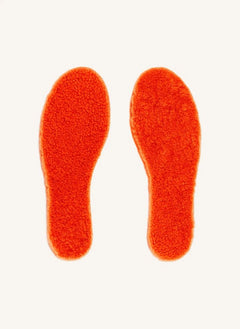 ILDA'S sheep - Merino Wool and Cork Sole | Orange