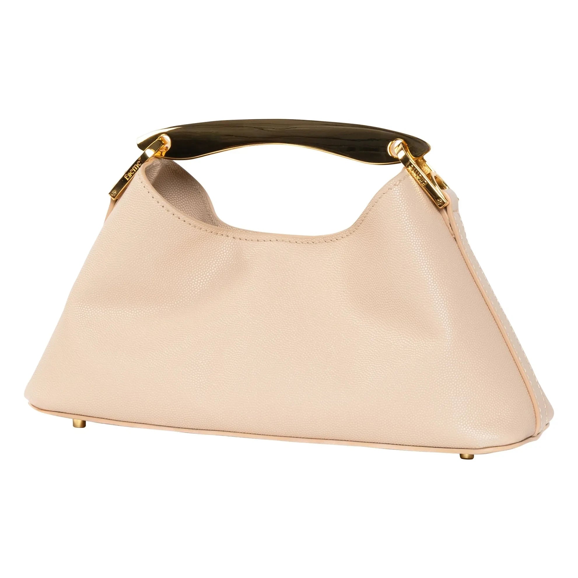 Elleme - Mini Boomerang Bag Caviar Leather | Nude