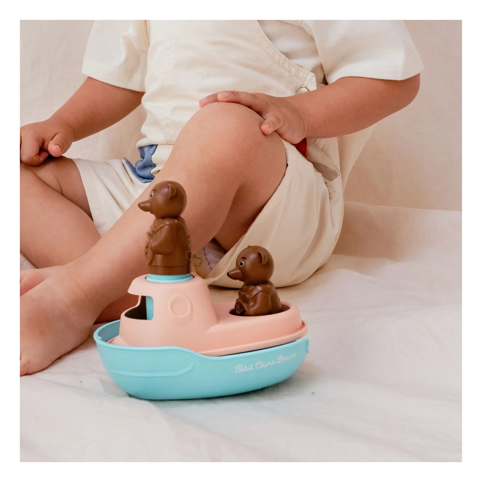 Simple - Bath boat - Little Brown Bear x Single | Blue