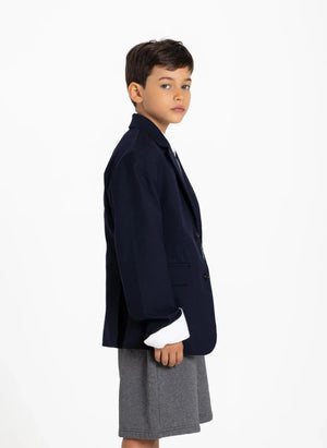 Smallable Kid - Oxford Jacket | Navy Blue