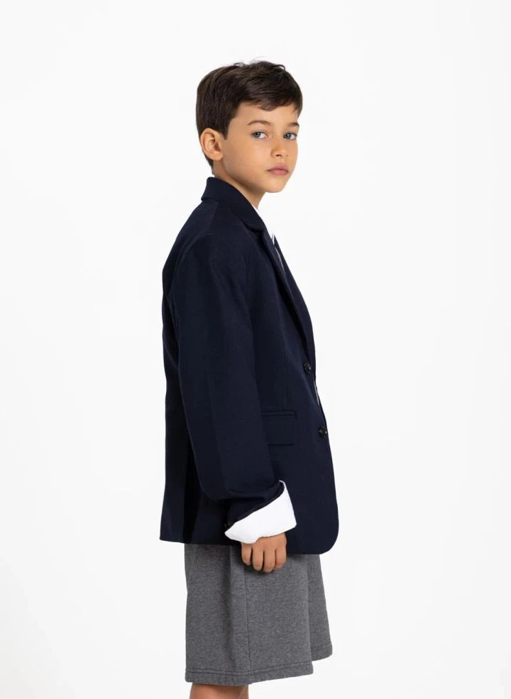 Smallable Kid - Oxford Jacket | Navy Blue