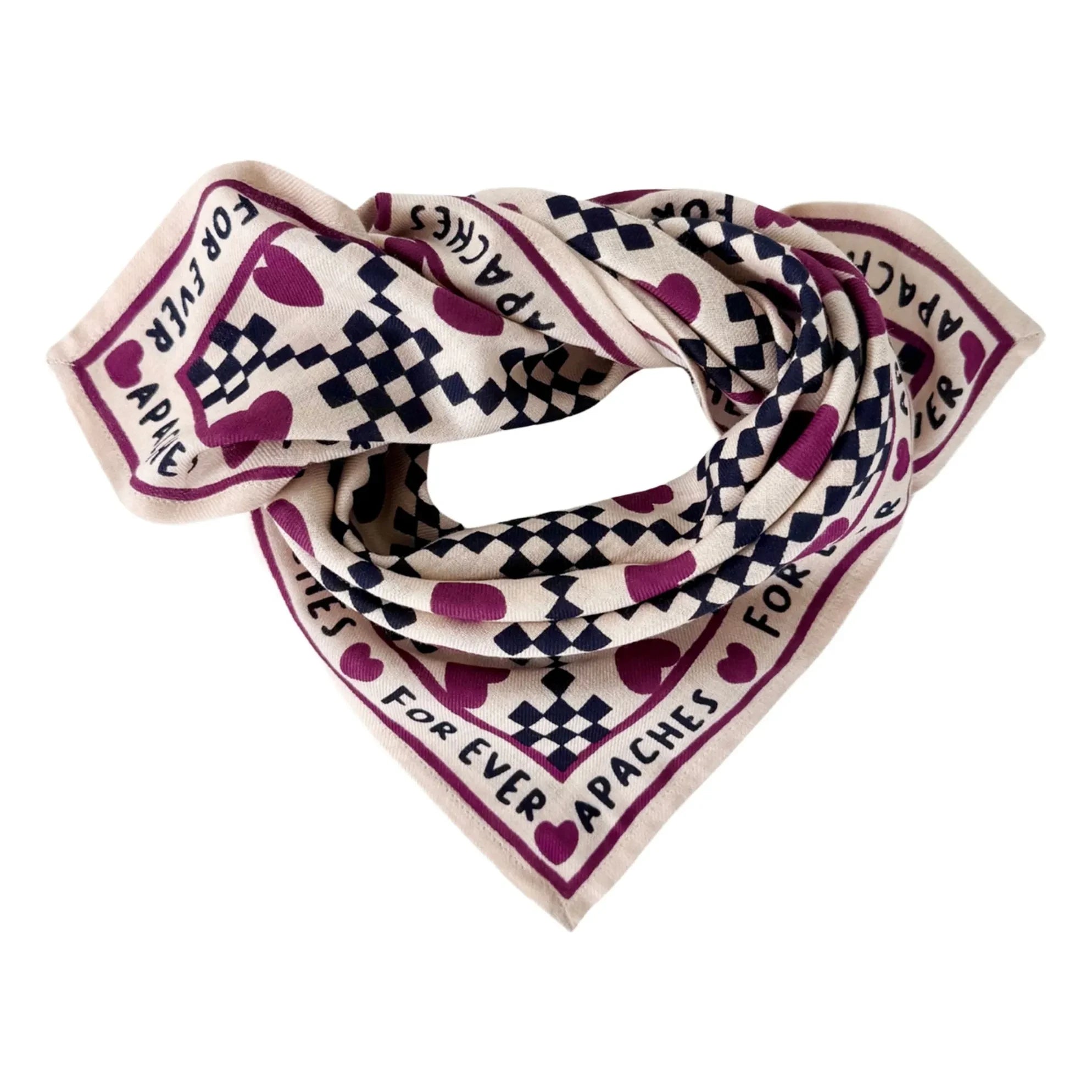 Apaches - Doll Small Scarf | Ecru