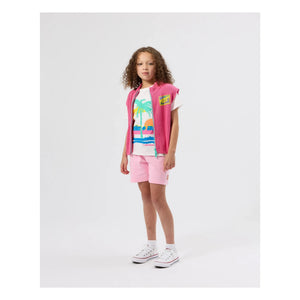 Goldie + Ace - Ribbed Sleeveless Tank Top | Pink