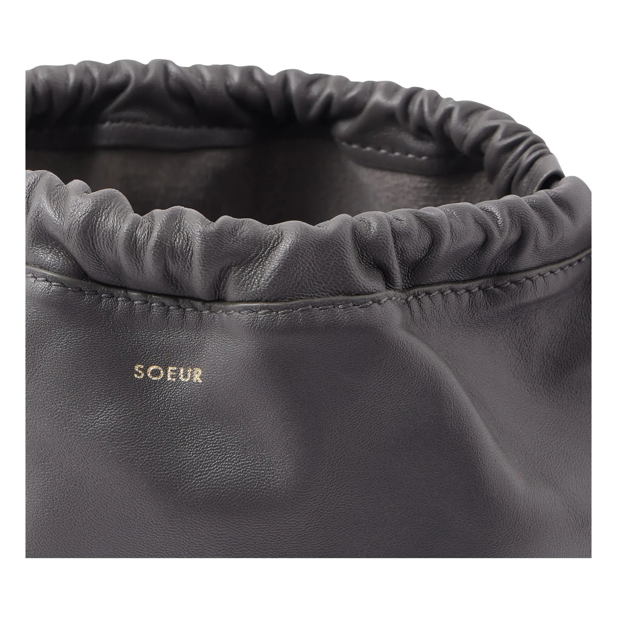 Soeur - Suzette Leather Bag | Charcoal Gray