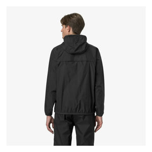 K-way - Windbreaker Le Vrai 4.0 Claude Ripstop Geri Dönüştürülmüş Elyaf | Siyah