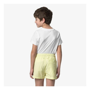 K-way - Hazel Beach Striped Swimsuit Shorts | Yellow