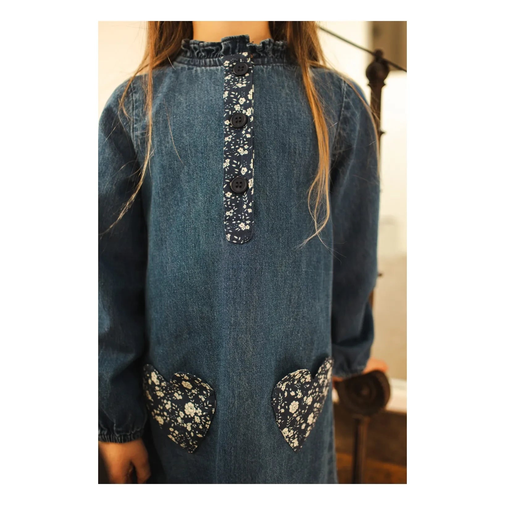 Louis Louise - Sylvie Denim Elbise | Mavi
