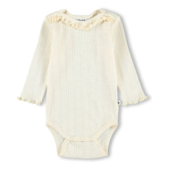 Molo - Foss Body Hearts Organic Cotton | Ivory