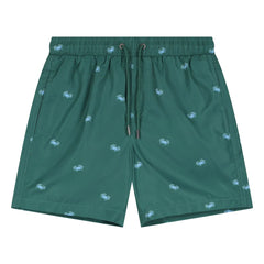 Beachlife - Crab Swim Shorts | Chrome Green