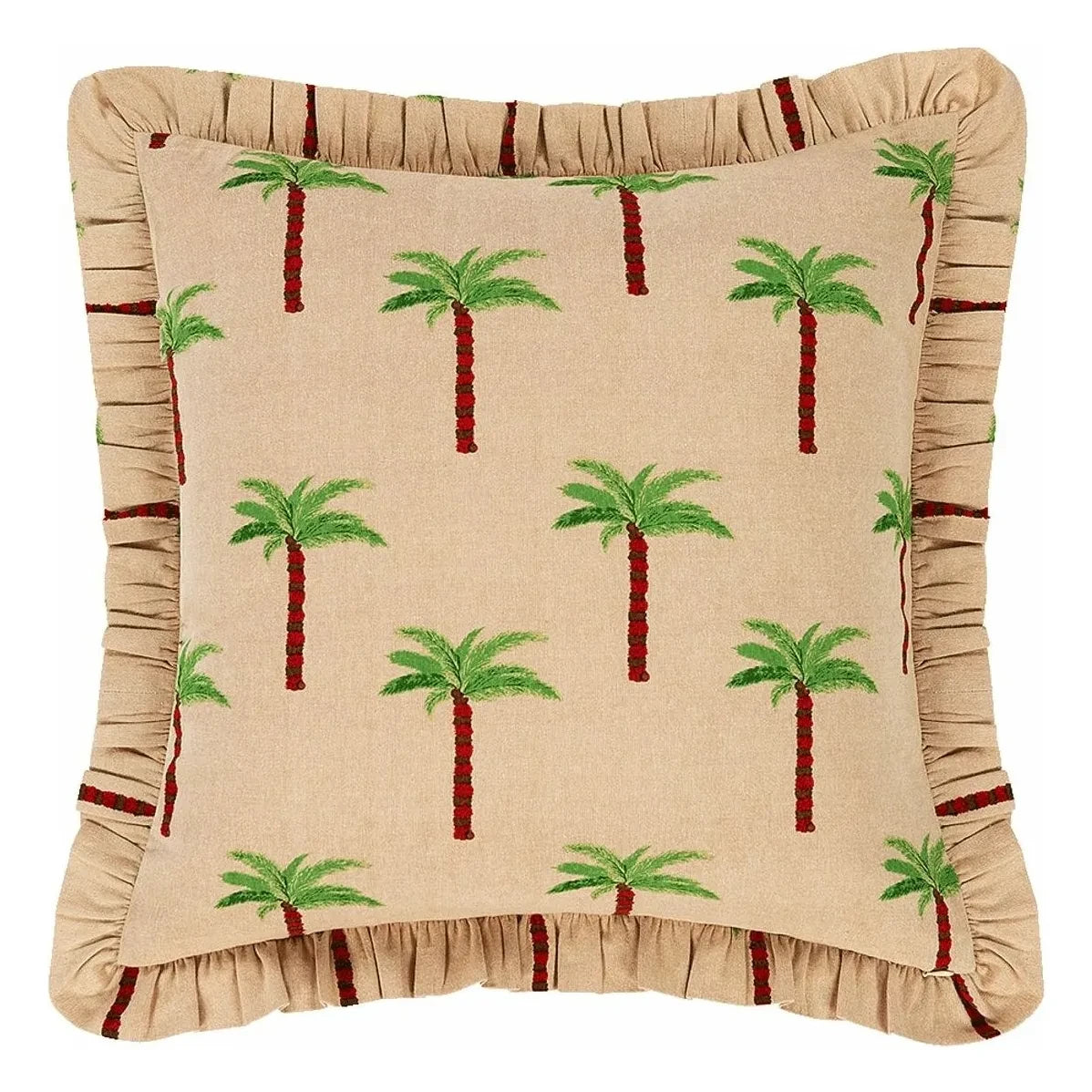 Anna + Nina - Les Palmiers Pillow | Brown
