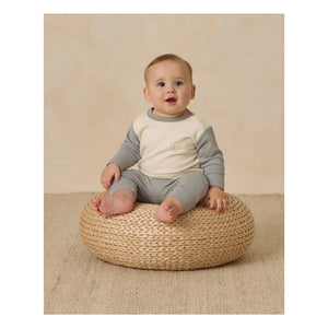 Quincy Mae - Organic Cotton Sweatpants | Gray Blue