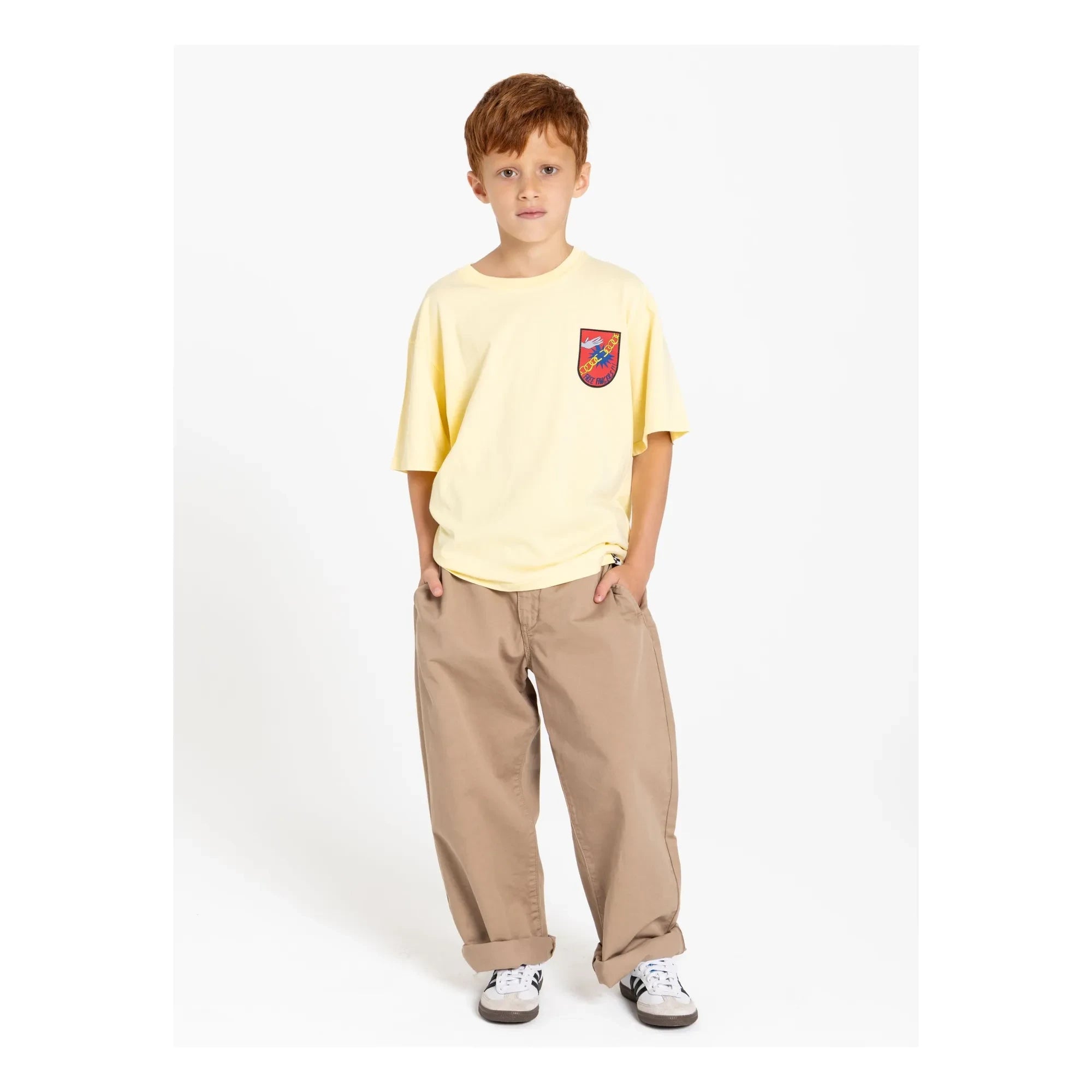 Finger in the Nose - King T-shirt Organic Cotton | Lemon Yellow