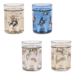 Konges Sløjd - Glitter cups - Set of 4 | Blue