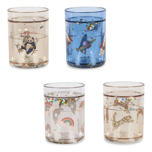 Konges Sløjd - Glitter cups - Set of 4 | Blue