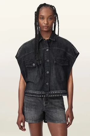 AllSaints Kadın Kot Gömlek ALBA