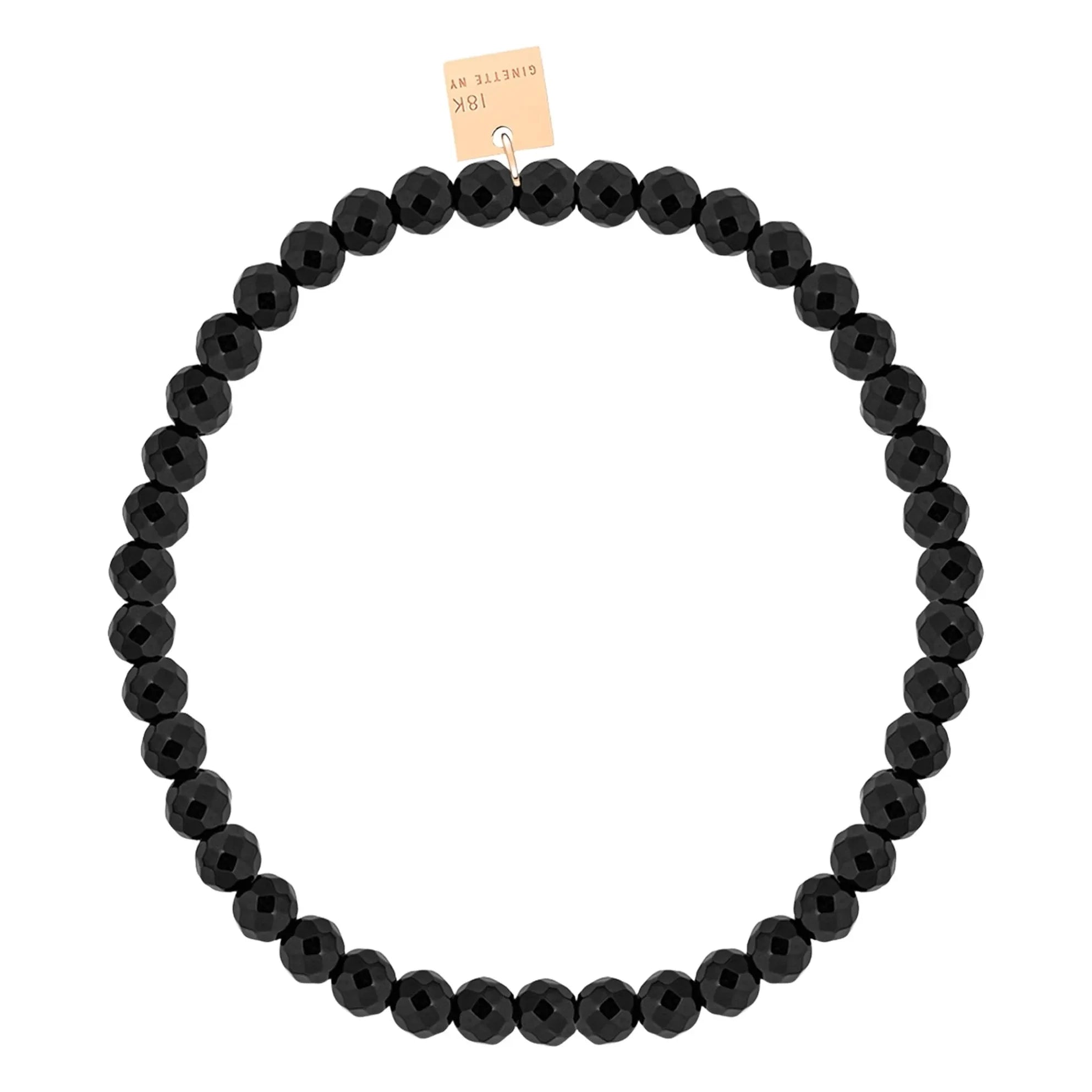 Ginette NY - Mini Pixie Onyx Bracelet | Black
