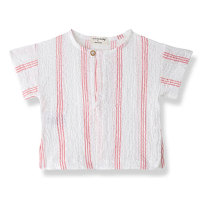 1+ in the family - Striped Portlligat T-Shirt | Powder