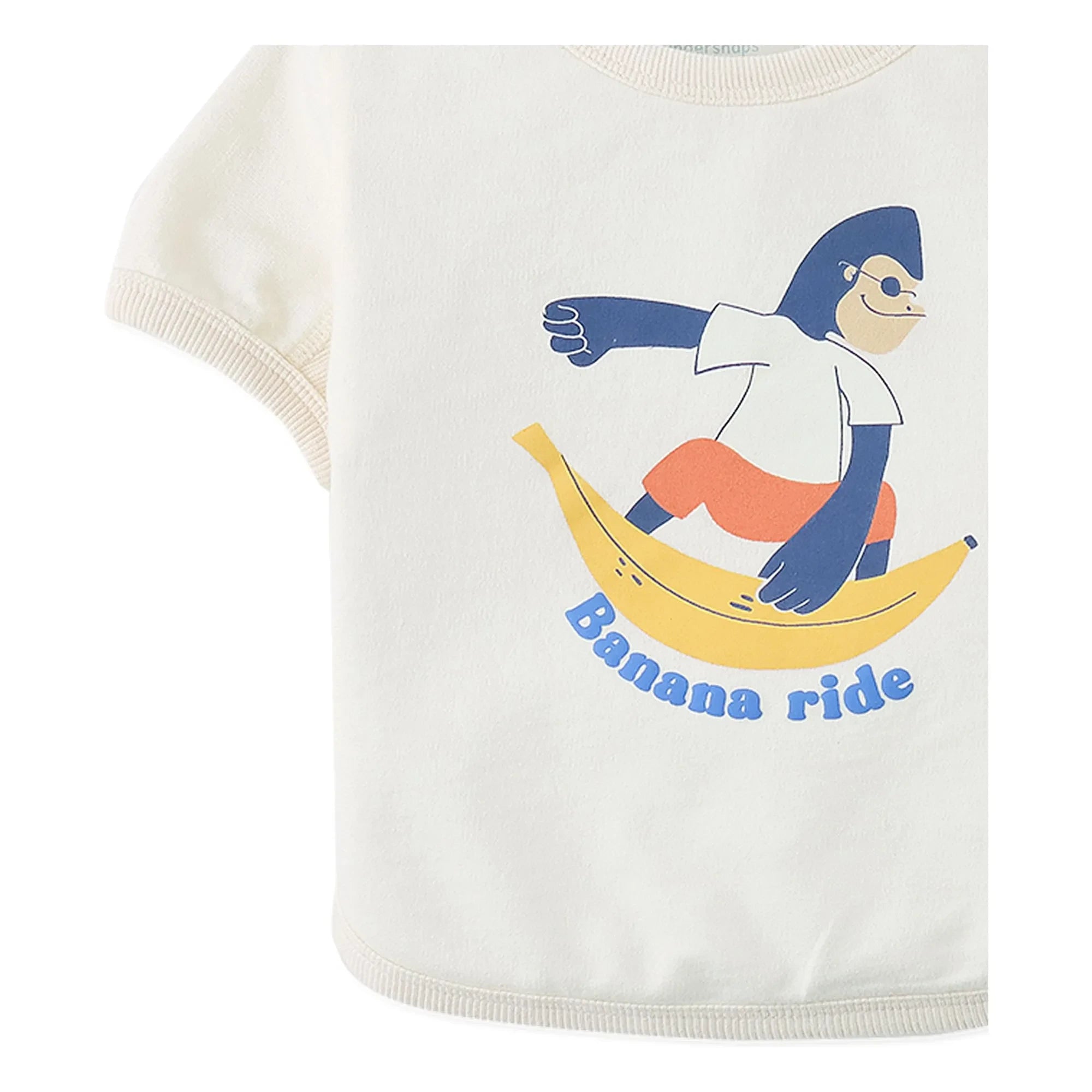 Gingersnaps - Chalice Banana Ride Baby T-Shirt | White