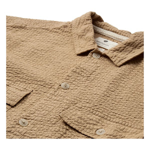 Anerkjendt - Akotto Seersucker Shirt | Beige