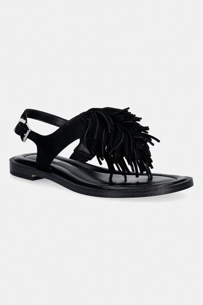 MICHAEL Michael Kors Kadın Süet Sandalet Indra Thong Sandal