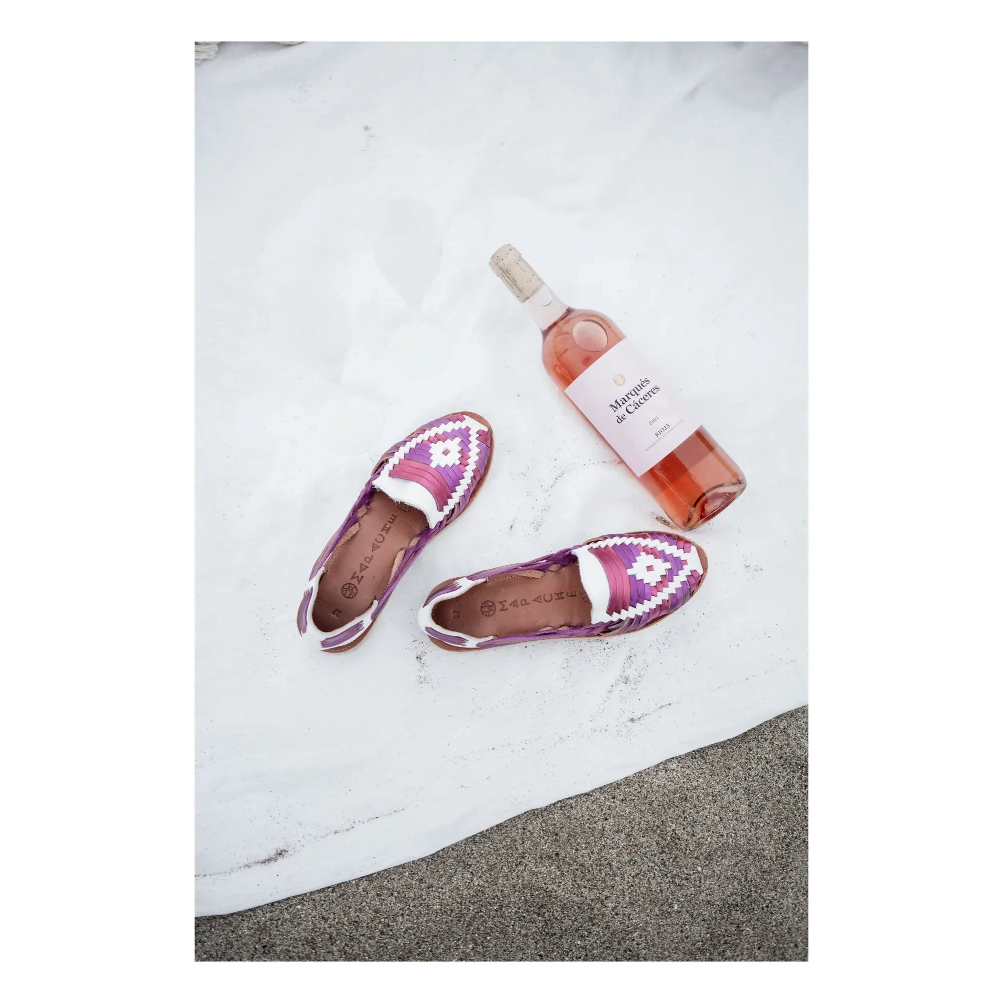 Mapache - Ibarra Bisolores Sandals | Pink