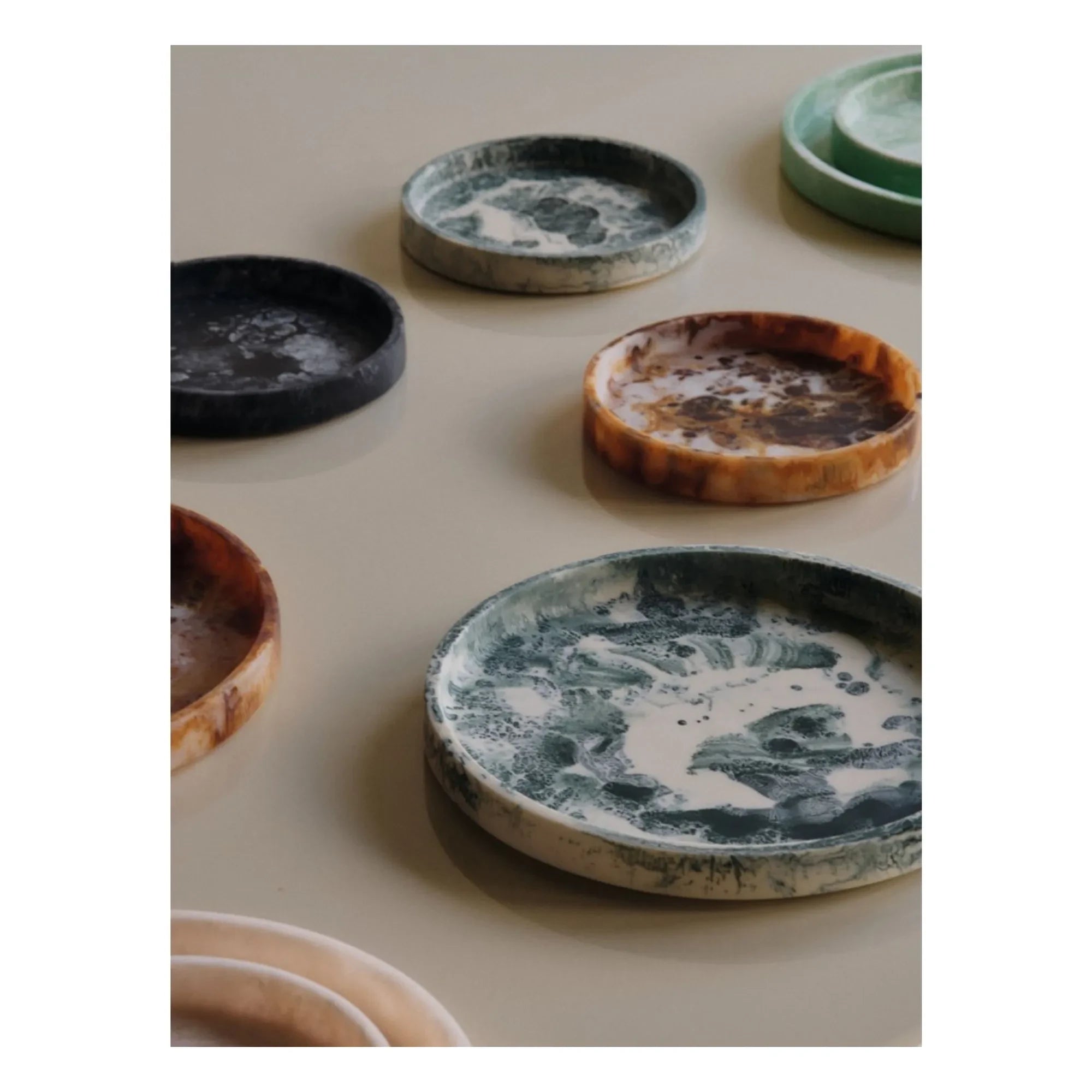 Ferm Living - Mist mermer üst yüzey | Gri