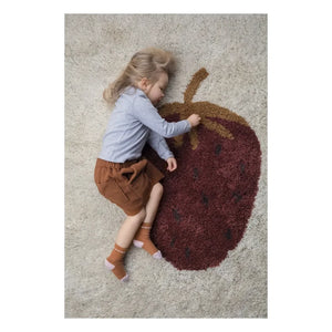 Ferm Living Kids - Fruiticana Strawberry Wool Rug