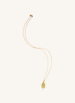 Palas - "Le Secret" Long Necklace | Faded Green