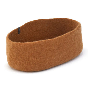 Muskhane - Felt Storage Basket | Caramel