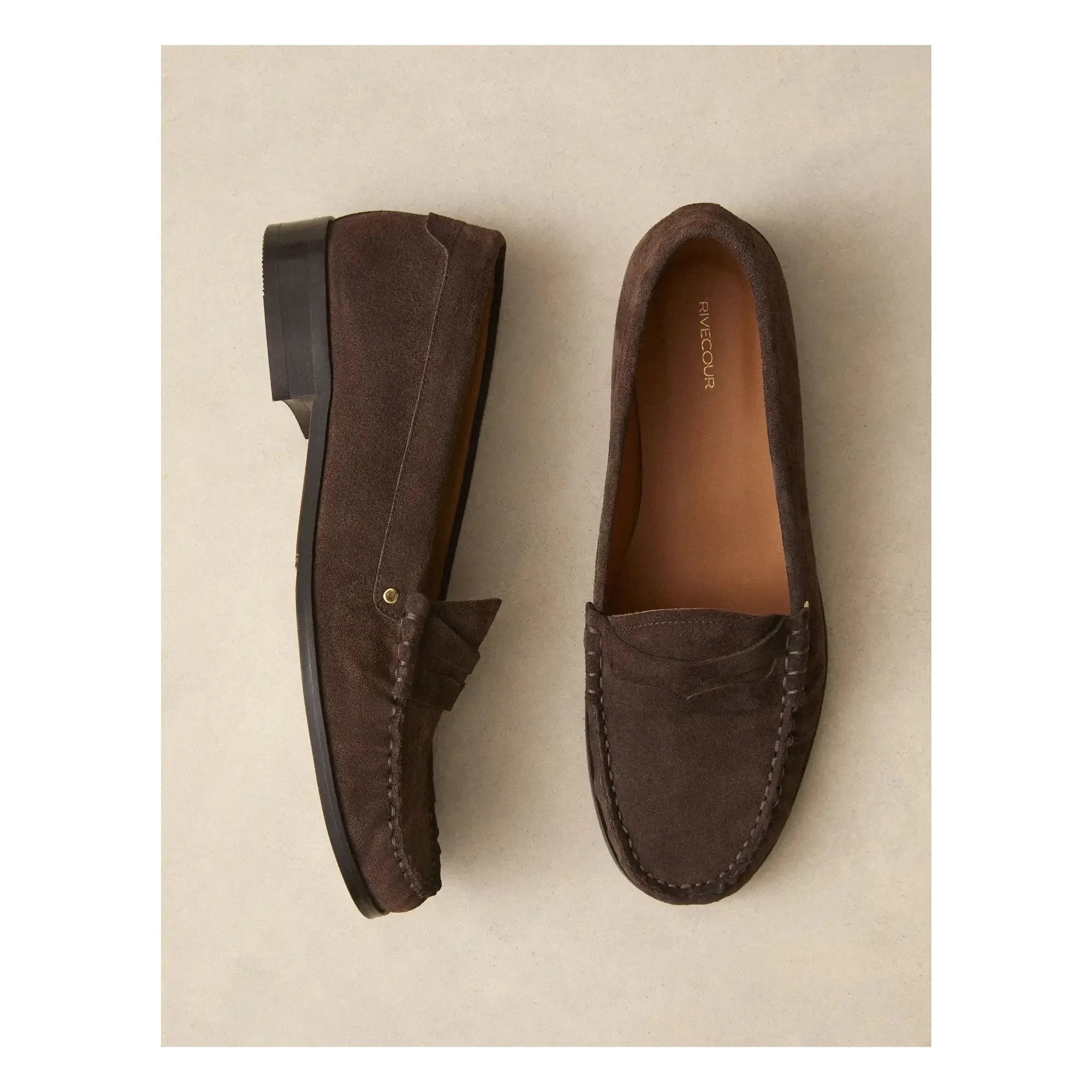 Rivecour - Moccasins n°182 Sweden | Chocolate