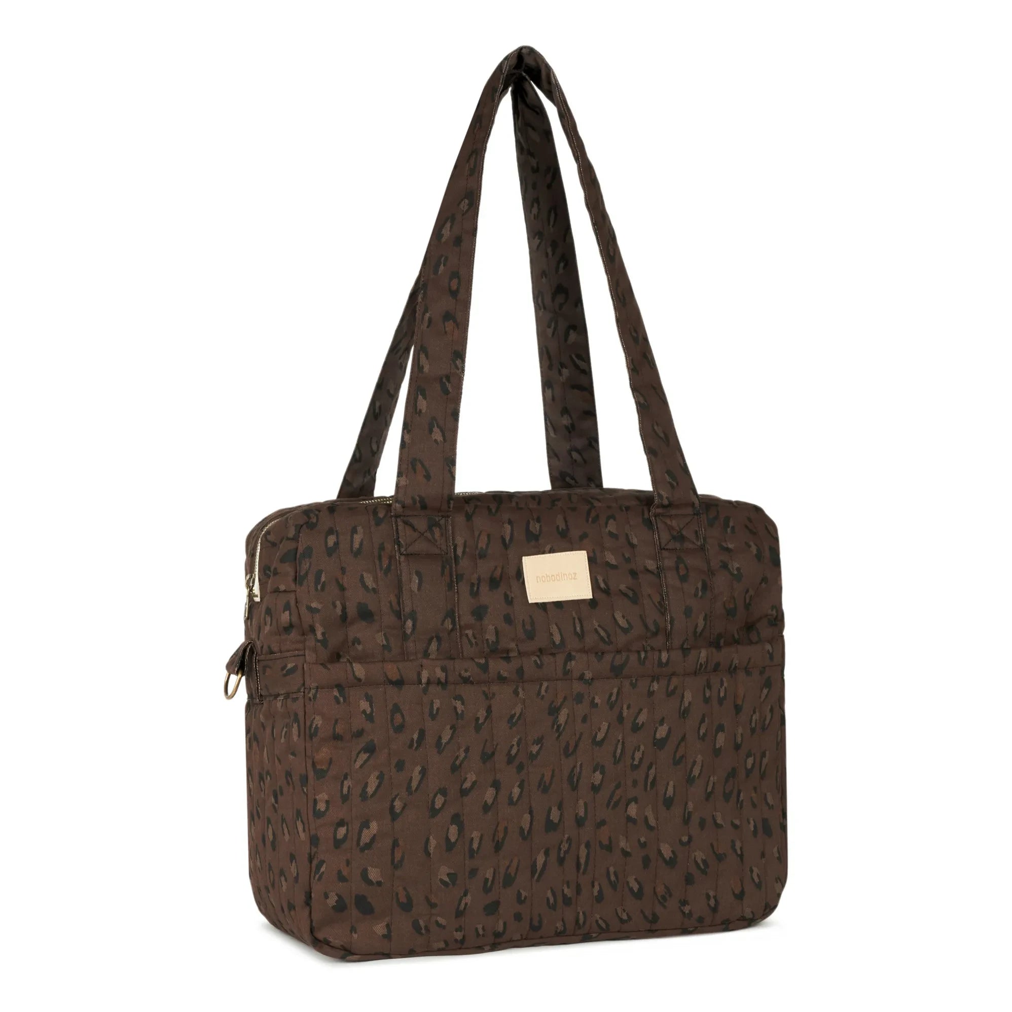Nobodinoz - Hyde Park Baby Changing Bag | Leopard