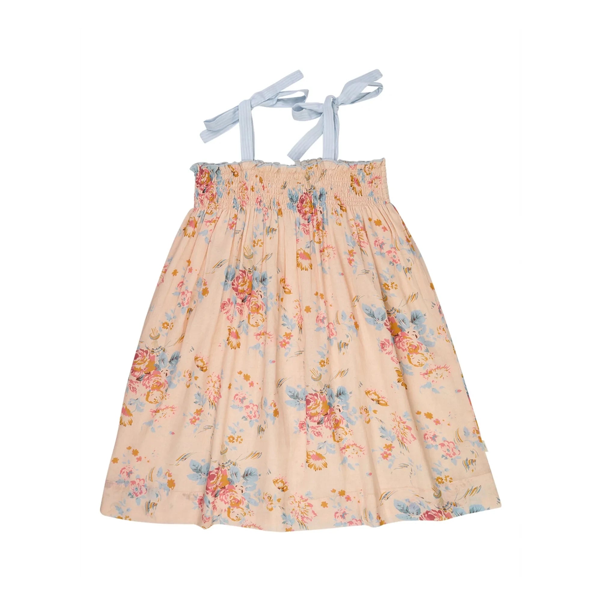 Lilinoa - Babette Fleurie Gathered Dress | Peach