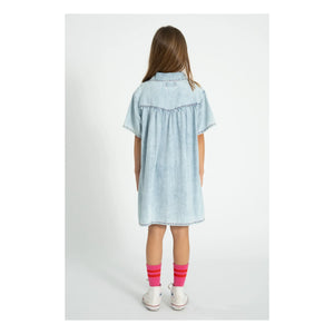 Piupiuchick - Denim Dress | Light Blue