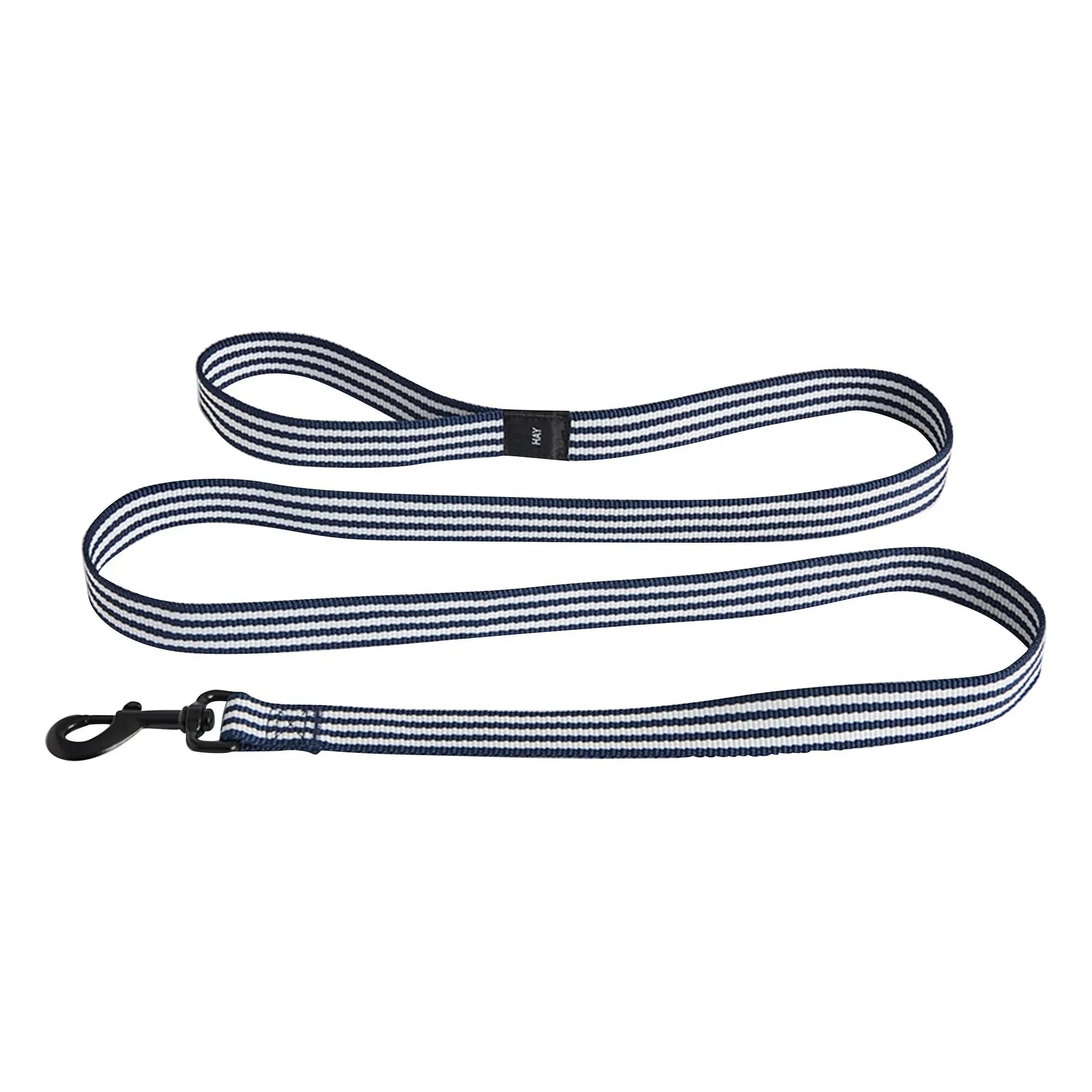 Hay - Striped Dog Collar | Blue