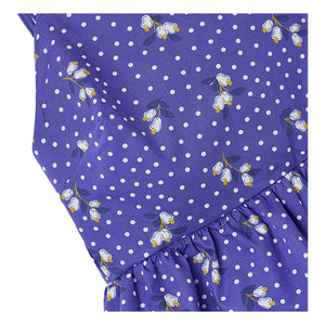Fabula - Blue Polka Dot Ruffled Ball