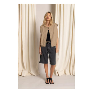 Smallable Woman - Savannah Sleeveless Jacket | Beige