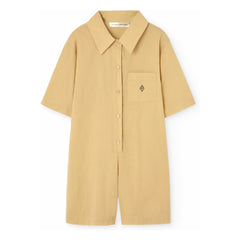 The Animals Observatory - Squirrel Jumpsuit Organic Cotton | Light Yellow