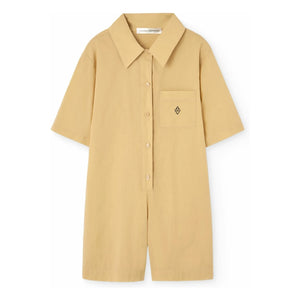 The Animals Observatory - Squirrel Jumpsuit Organic Cotton | Light Yellow