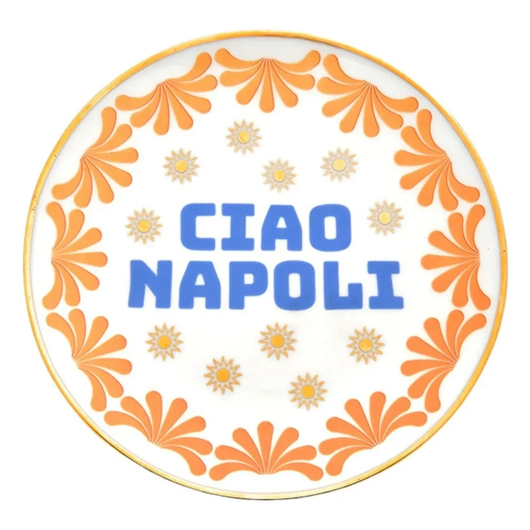 Bitossi - Ciao Napoli Plate | Orange