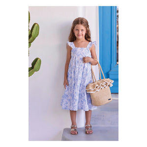 Tartine et Chocolat - Floral Embroidered Dress | White
