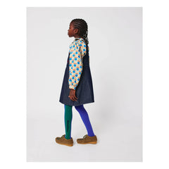 Bobo Choses - Organic Cotton Jean Romper Dress | Navy