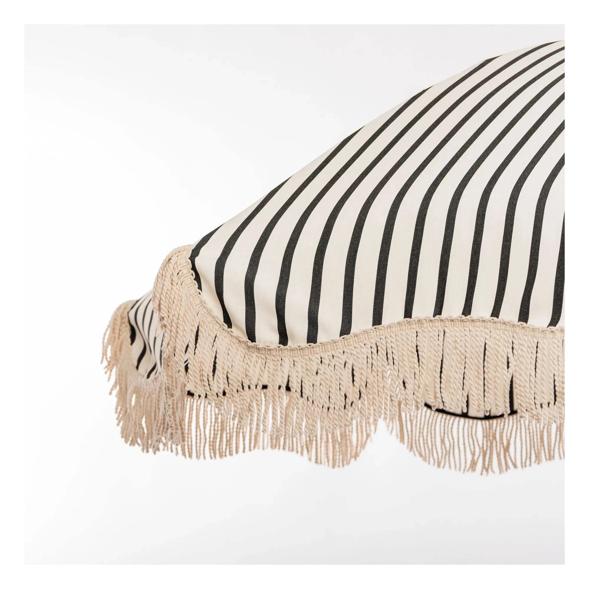 Business & Pleasure Co. - Premium Fringed Sun Umbrella | Black