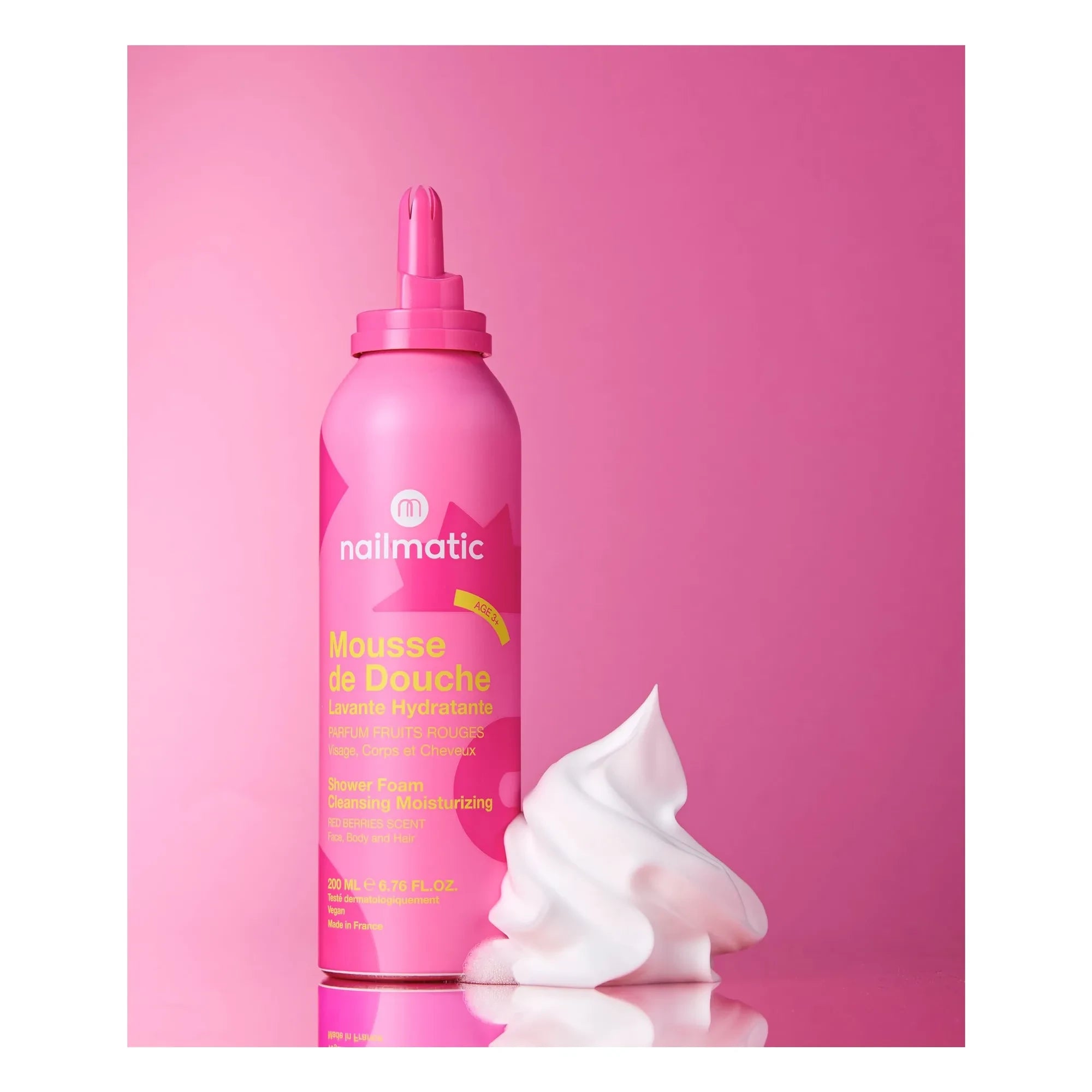 Nailmatic Kids - Kırmızı Meyveli Duş Mousse - 200 ml