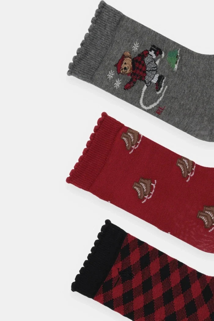 Polo Ralph Lauren Çocuk Çorapları (3 Çift)