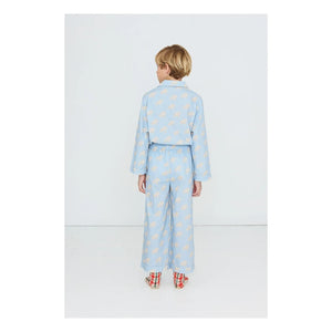 Tinycottons - Light Blue Dog Pajamas